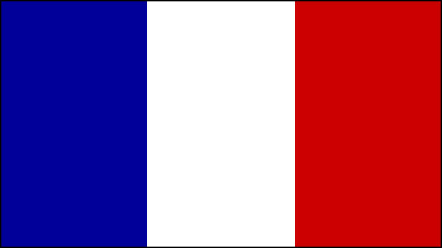 depiction of French flag